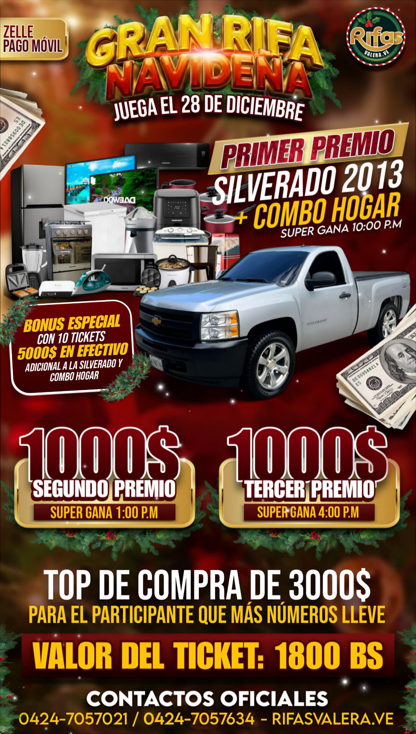 Imagen del sorteo Gran Rifa Navideña